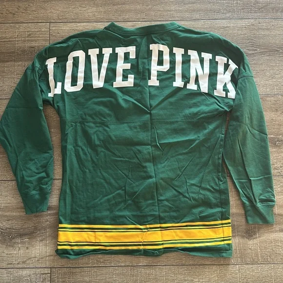 PINK Victoria’s Secret Greenbay Packers long sleeve - Picture 3 of 4